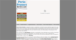 Desktop Screenshot of perioprotectreview.com